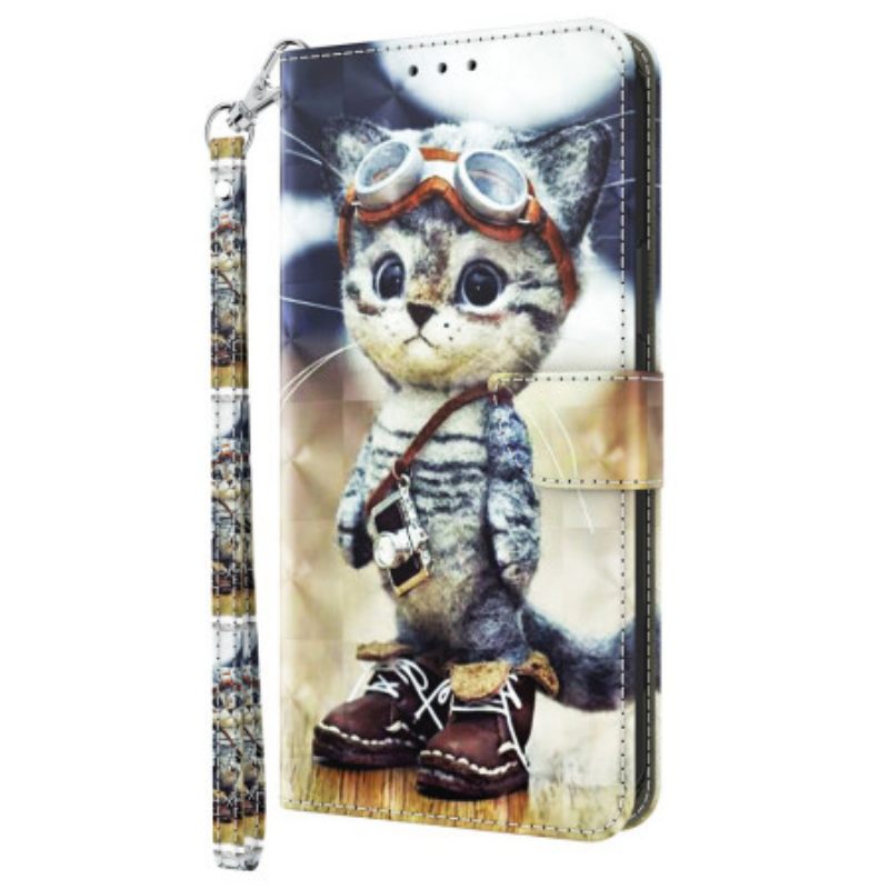 Δερματινη Θηκη Google Pixel 9 Pro Xl Aviator Cat