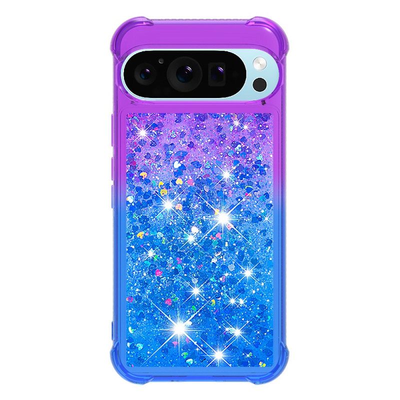 Κάλυμμα Google Pixel 9 Pro Xl Glitter Gradient Σιλικόνης