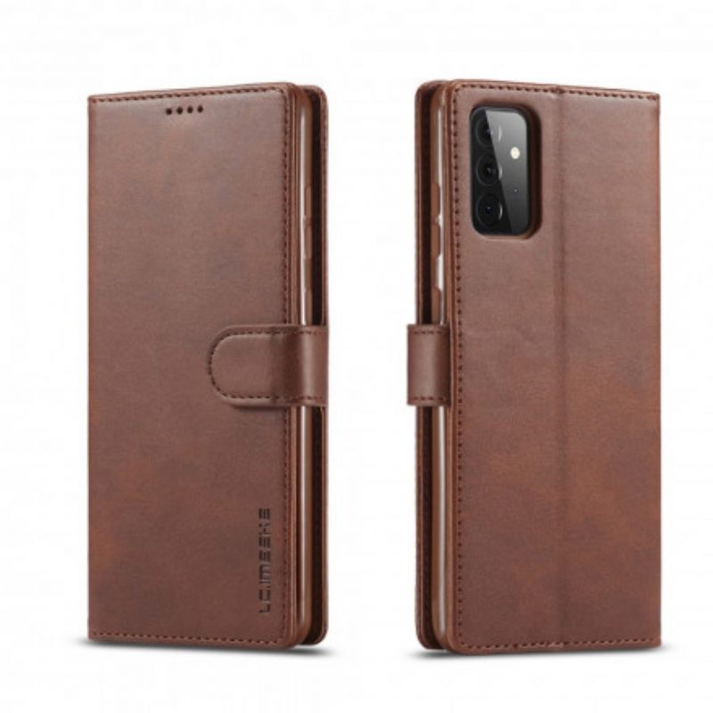 Κάλυμμα Samsung Galaxy A72 4G / 5G Lc.imeeke Leather Effect