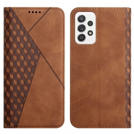 θηκη κινητου Samsung Galaxy A72 4G / 5G Θήκη Flip Geo Leather Effect