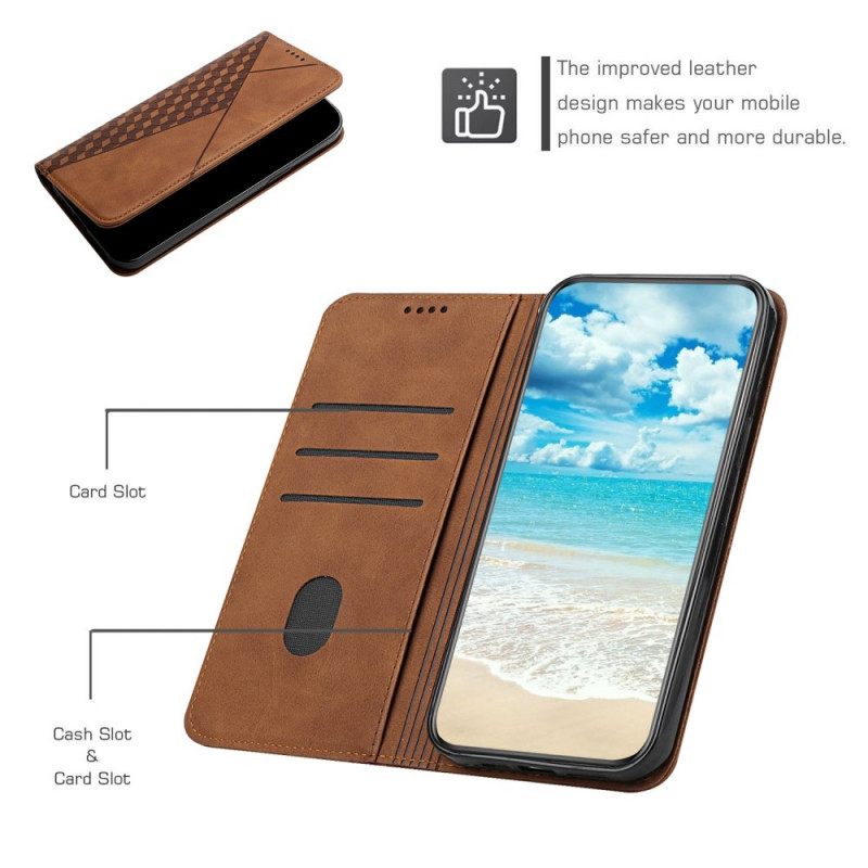 θηκη κινητου Samsung Galaxy A72 4G / 5G Θήκη Flip Geo Leather Effect