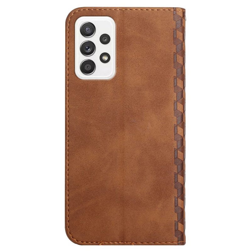 θηκη κινητου Samsung Galaxy A72 4G / 5G Θήκη Flip Geo Leather Effect