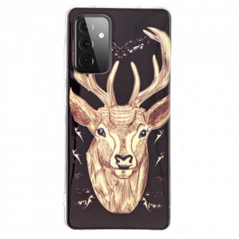 Θήκη Samsung Galaxy A72 4G / 5G Fluorescent Majestic Stag