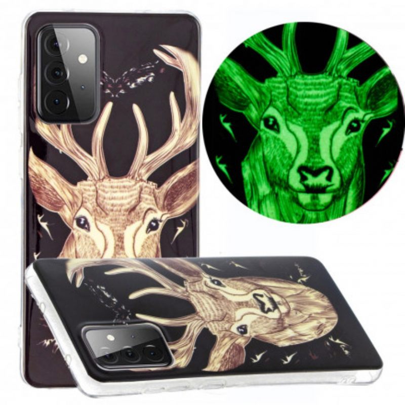 Θήκη Samsung Galaxy A72 4G / 5G Fluorescent Majestic Stag