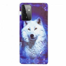 Θήκη Samsung Galaxy A72 4G / 5G Σειρά Fluorescent Wolf