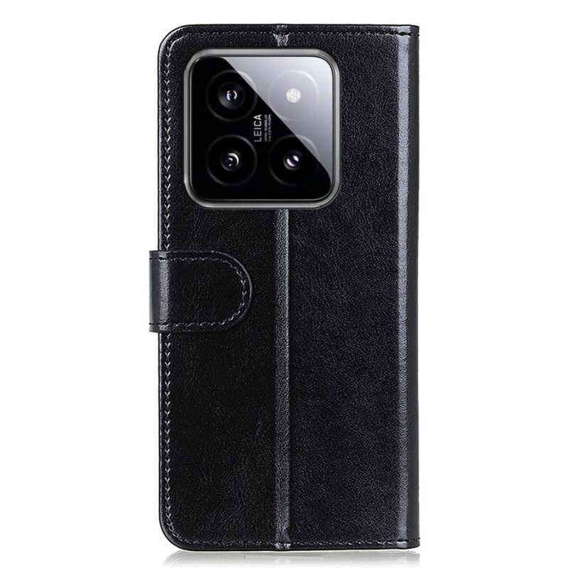 Δερματινη Θηκη Xiaomi 14 Pro Faux Patent Leather