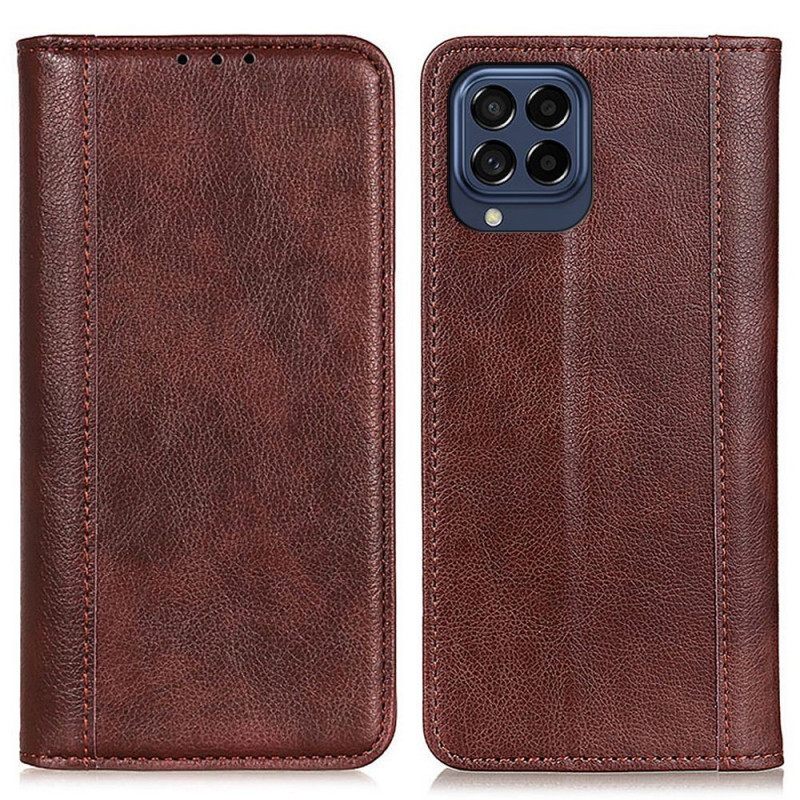 Κάλυμμα Samsung Galaxy M53 5G Litchi Split Leather