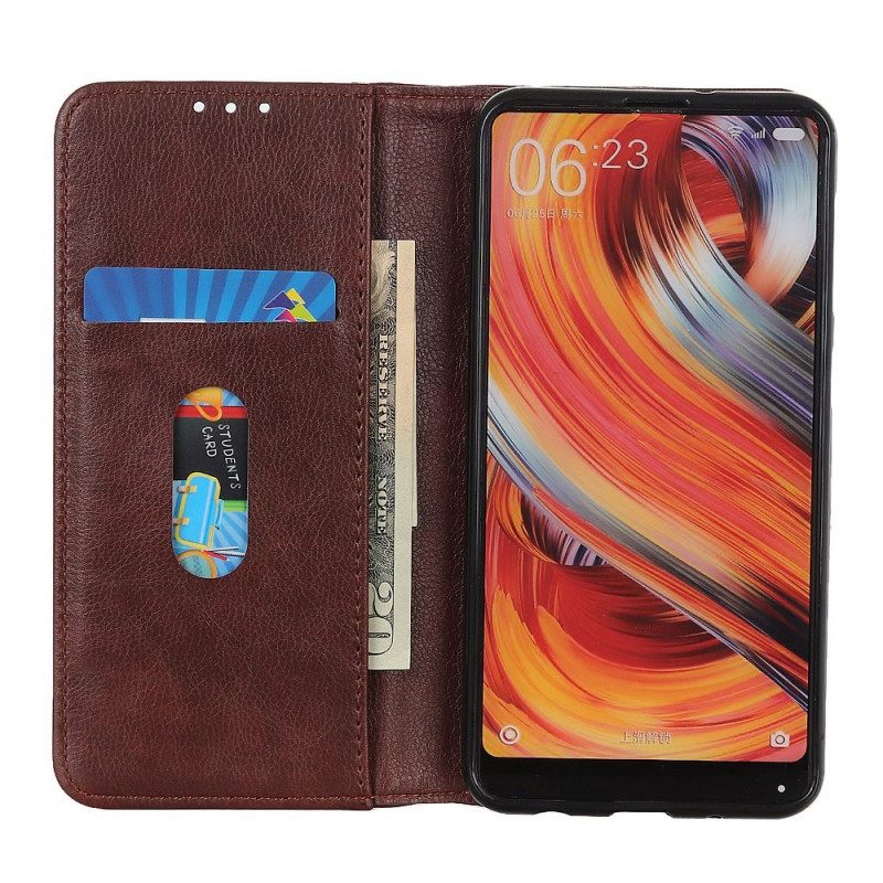 Κάλυμμα Samsung Galaxy M53 5G Litchi Split Leather