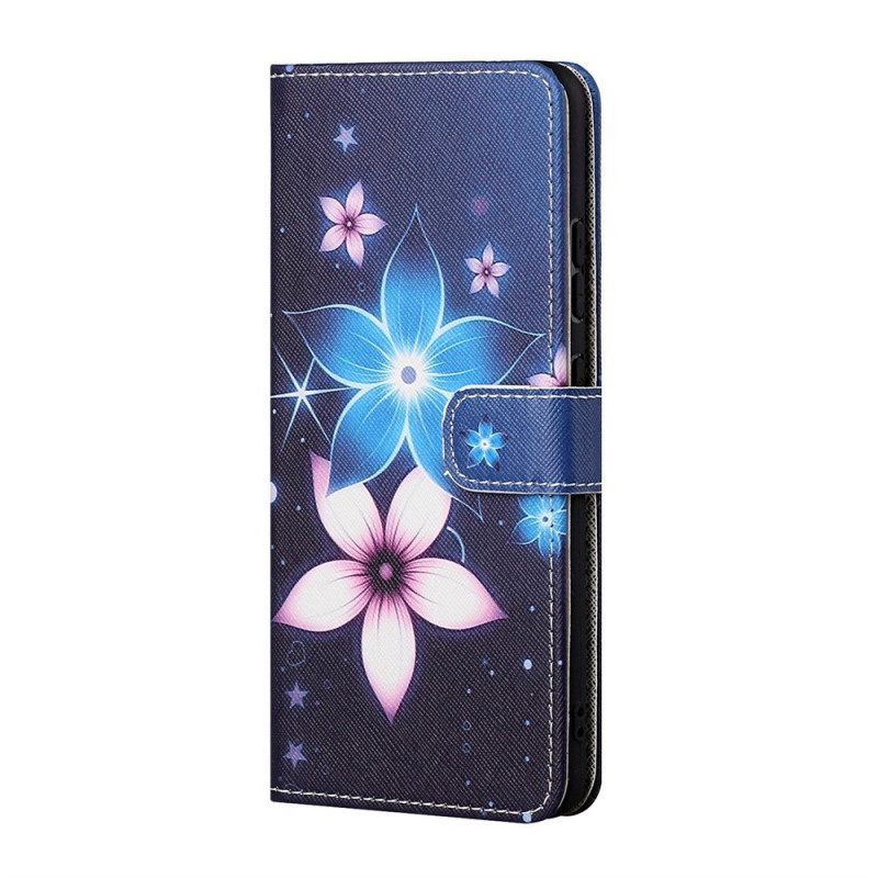 Κάλυμμα Samsung Galaxy M53 5G με κορδονι Lunar Strap Flowers