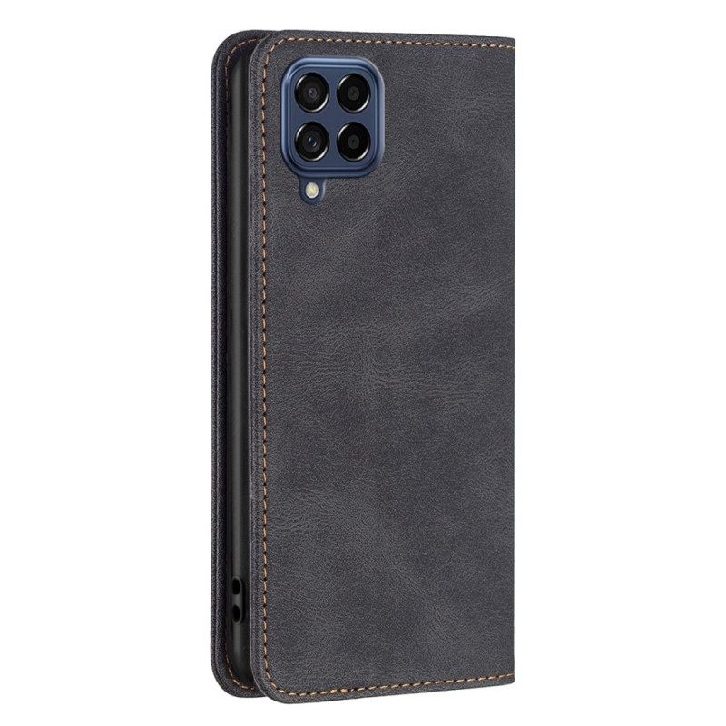 θηκη κινητου Samsung Galaxy M53 5G Θήκη Flip Binfen Color Rfid Leather Effect