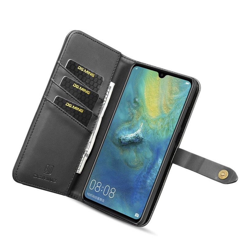 Θήκη Flip Huawei Mate 20 Smooth Leather Effect Dg. Ming Αποσπώμενο