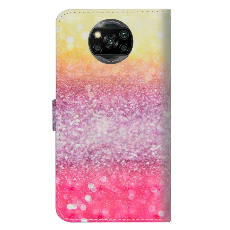 Κάλυμμα Poco X3 / X3 Pro / X3 NFC Ματζέντα Glitter Gradient