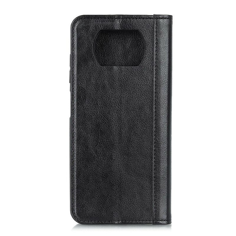 θηκη κινητου Poco X3 / X3 Pro / X3 NFC Θήκη Flip Lychee Split Leather Elegance