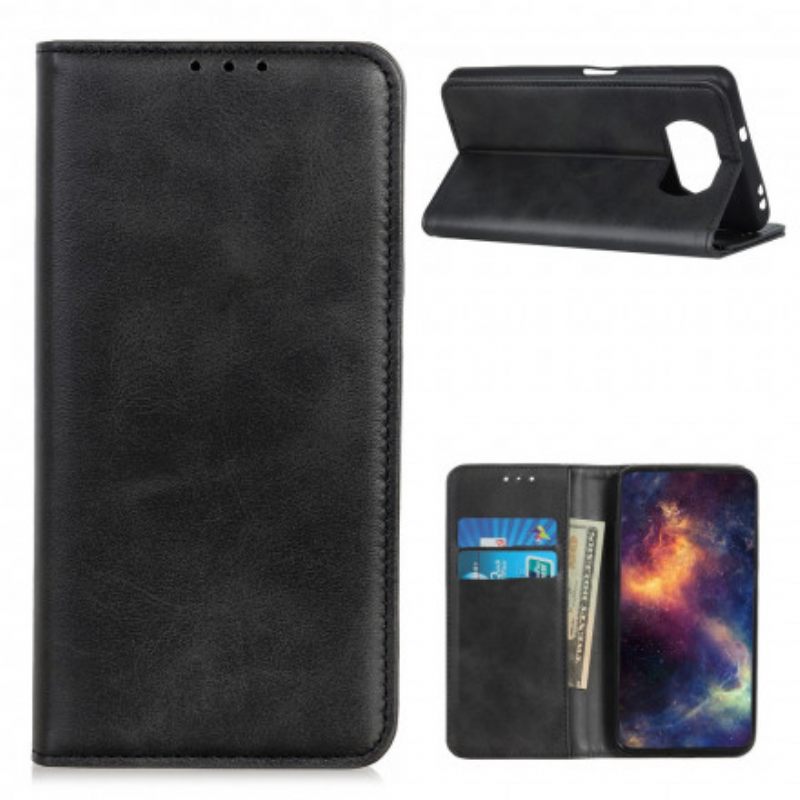 θηκη κινητου Poco X3 / X3 Pro / X3 NFC Θήκη Flip Premium Split Leather Litchi