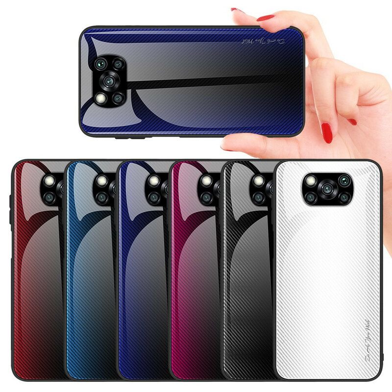 Θήκη Poco X3 / X3 Pro / X3 NFC Γυαλί Από Ανθρακονήματα