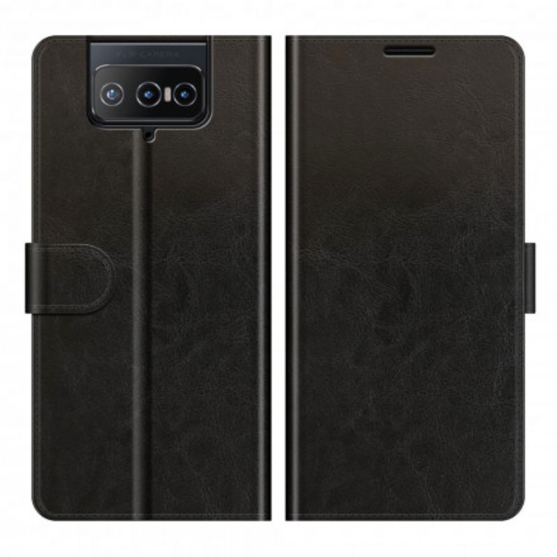 Κάλυμμα Asus Zenfone 8 Flip Θήκη Flip Ultra Faux Leather