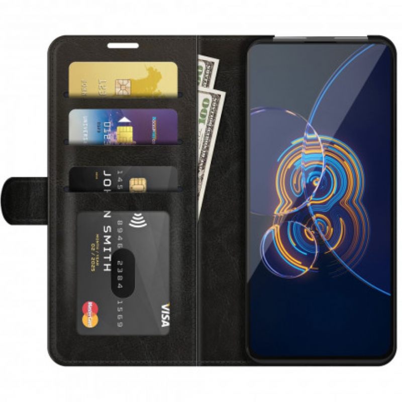 Κάλυμμα Asus Zenfone 8 Flip Θήκη Flip Ultra Faux Leather