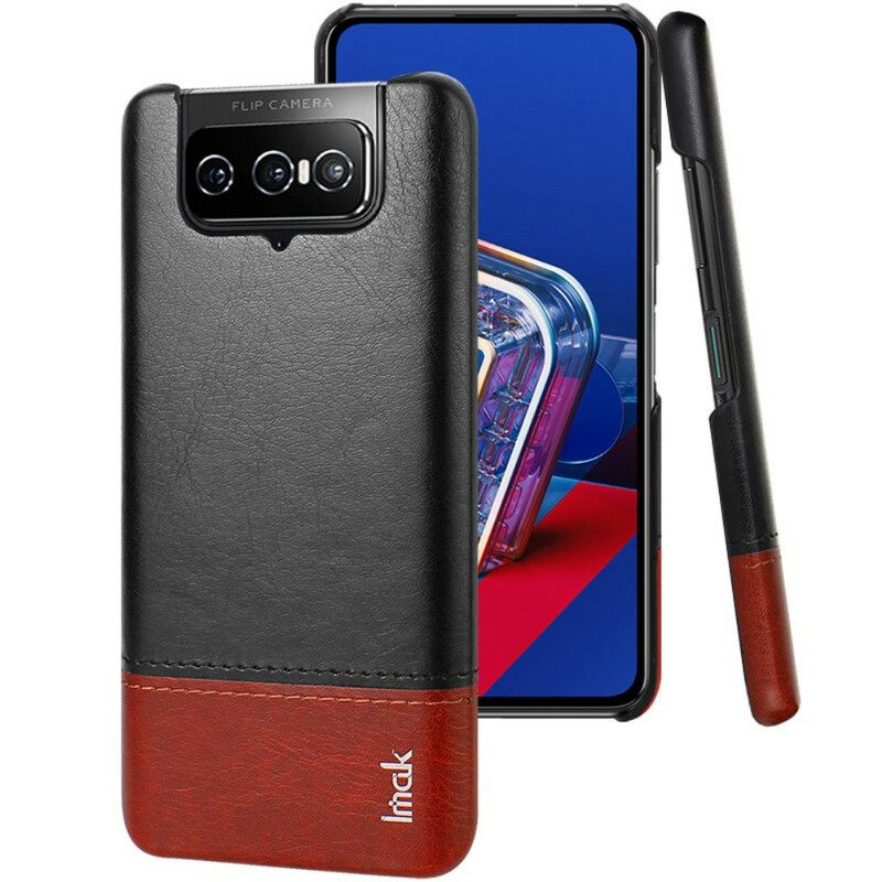 Θήκη Asus Zenfone 8 Flip Θήκη Flip Δερμάτινο Εφέ Σειράς Imak Ruiyi