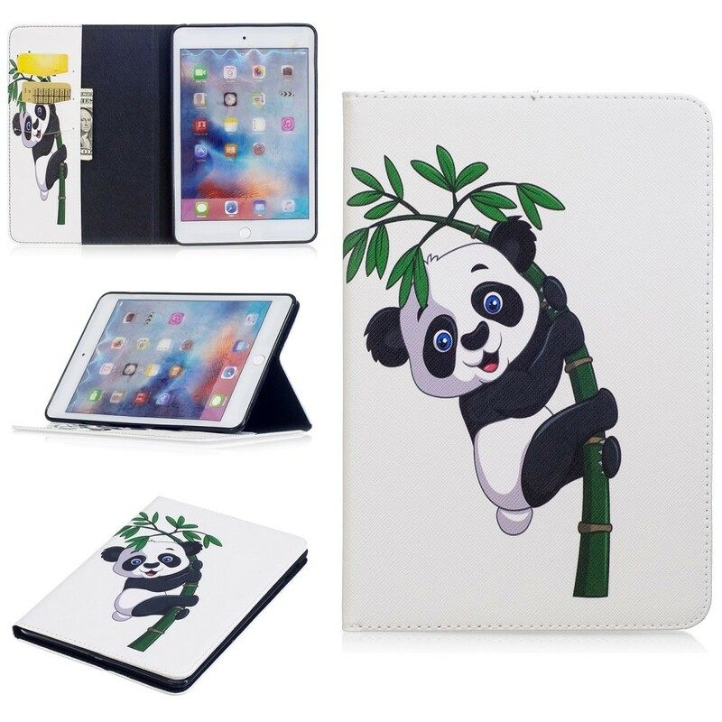 δερματινη θηκη iPad Mini 4 Panda On Bamboo