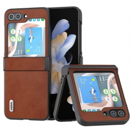 Κάλυμμα Samsung Galaxy Z Flip 6 Vintage Leather Style Abeel