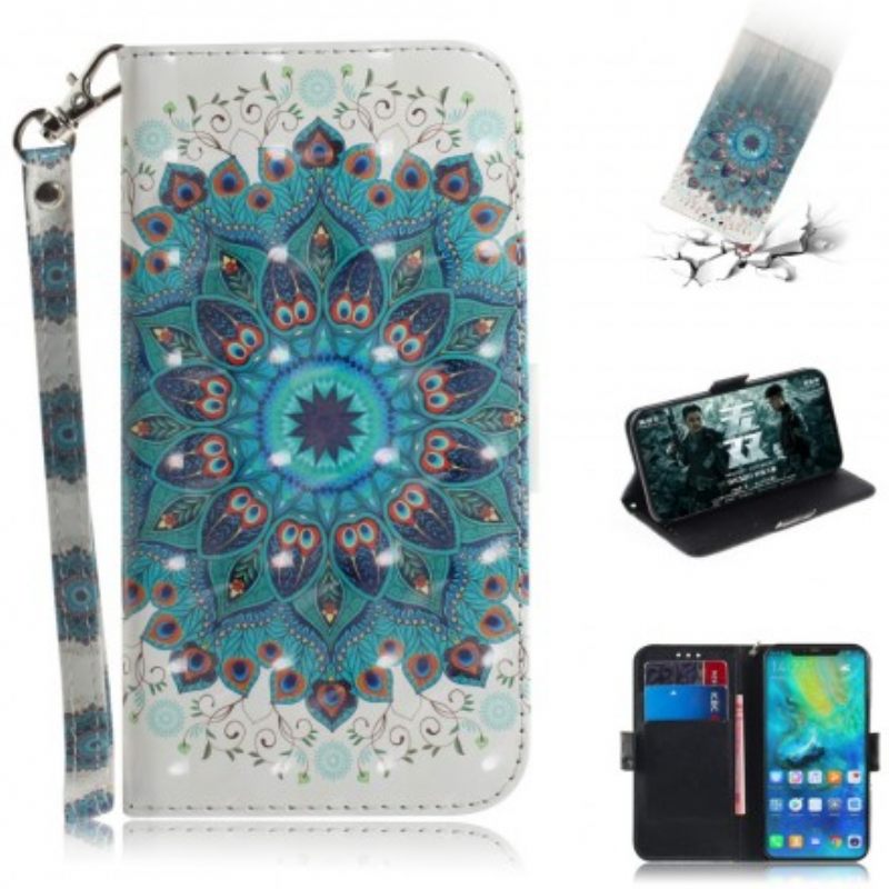 δερματινη θηκη Huawei Mate 20 Pro με κορδονι Magistral Strap Manda