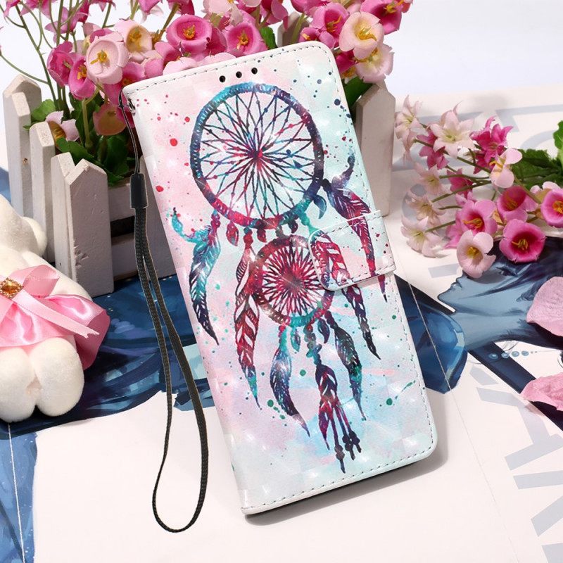 δερματινη θηκη Xiaomi Redmi Note 11 Pro Plus 5G Ακουαρέλα Dream Catcher