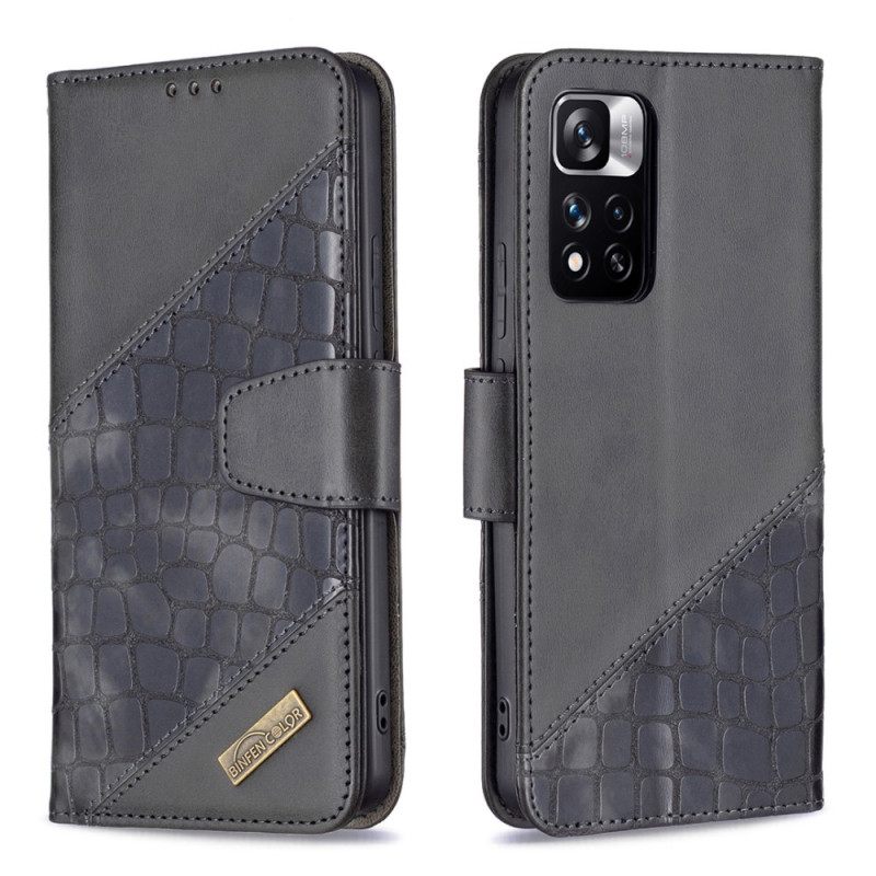 δερματινη θηκη Xiaomi Redmi Note 11 Pro Plus 5G Binfen Color Crocodile Skin Style