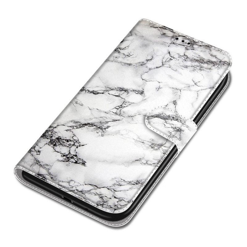 δερματινη θηκη Xiaomi Redmi Note 11 Pro Plus 5G με κορδονι Strappy Marble Elegance