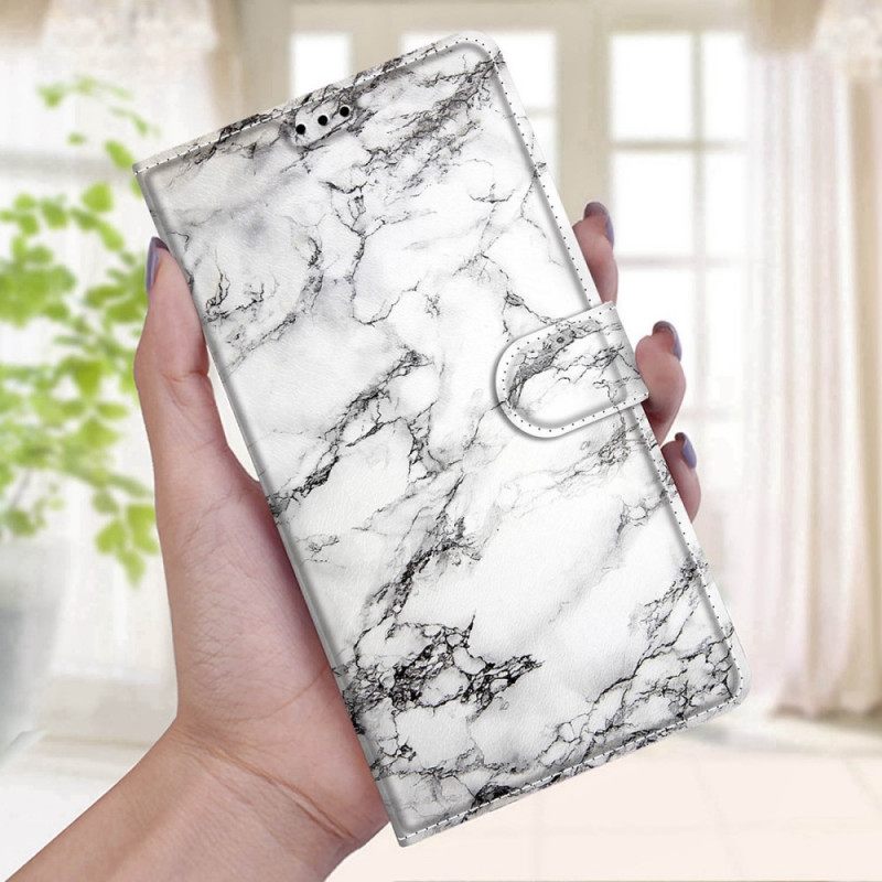 δερματινη θηκη Xiaomi Redmi Note 11 Pro Plus 5G με κορδονι Strappy Marble Elegance