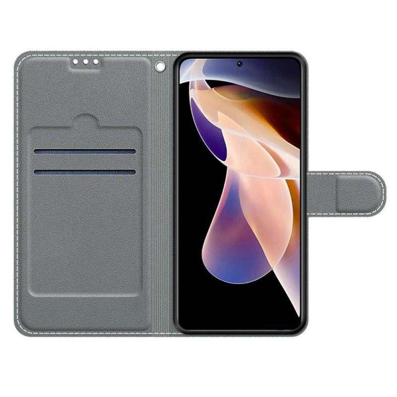 Κάλυμμα Xiaomi Redmi Note 11 Pro Plus 5G με κορδονι Ανεμιστήρας Strap Butterflies