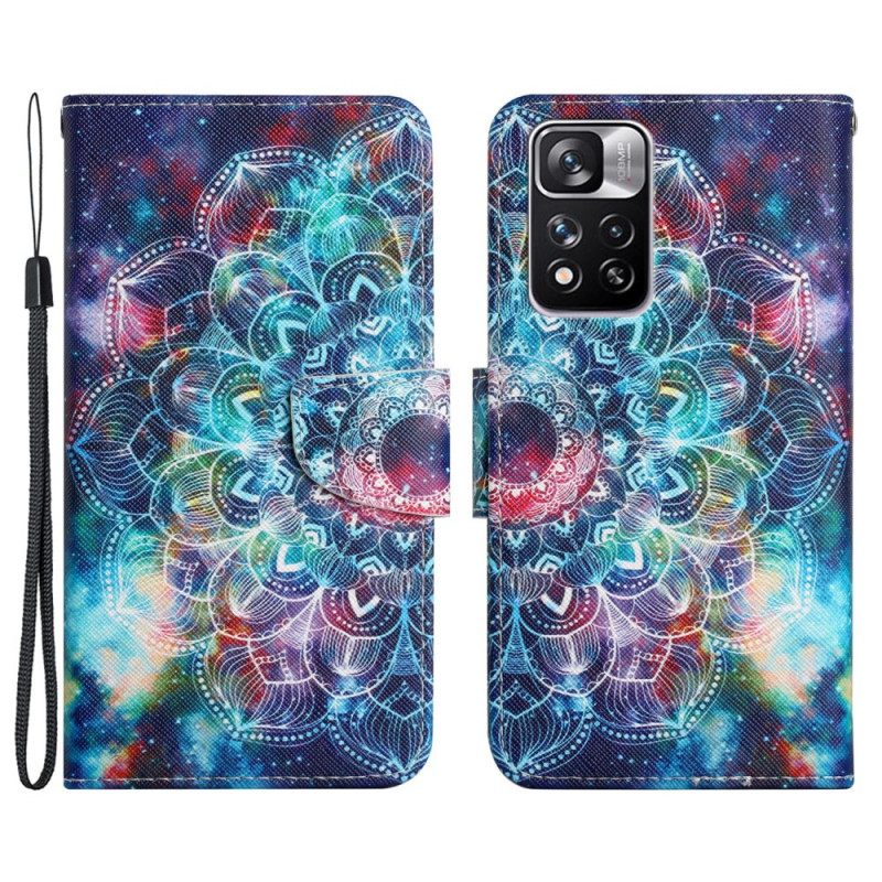 Κάλυμμα Xiaomi Redmi Note 11 Pro Plus 5G με κορδονι Αστραπιαία Strappy Mandala