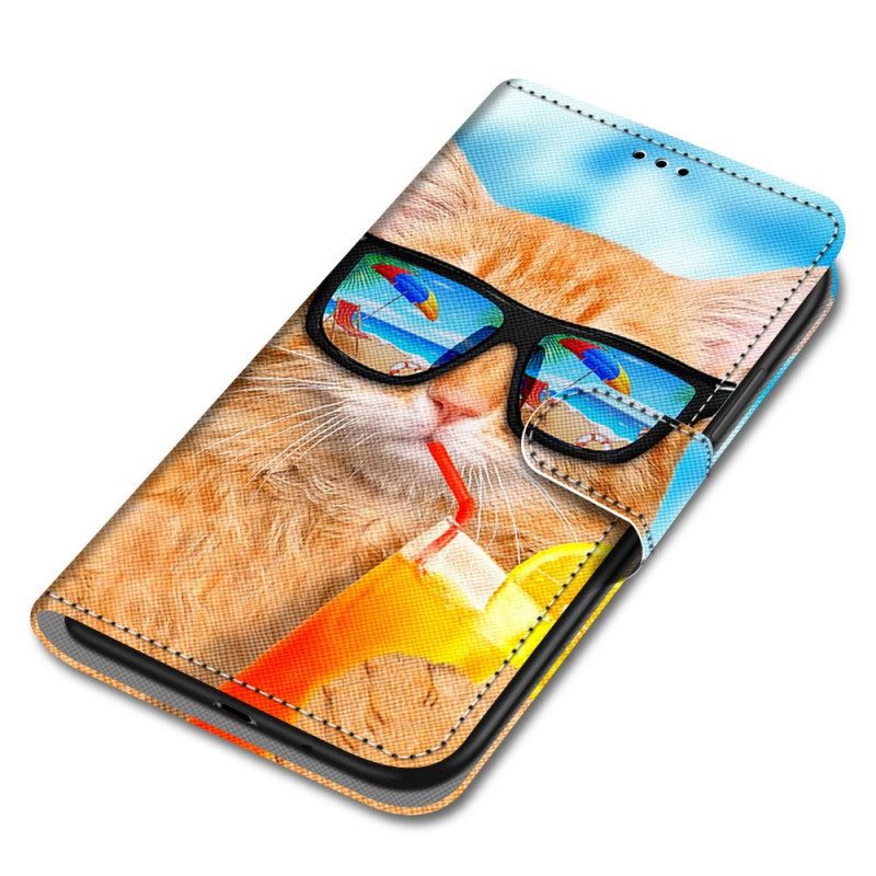 Κάλυμμα Xiaomi Redmi Note 11 Pro Plus 5G με κορδονι Cat Star Με Λουράκι