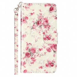 Κάλυμμα Xiaomi Redmi Note 11 Pro Plus 5G με κορδονι Liberty Strap Flowers