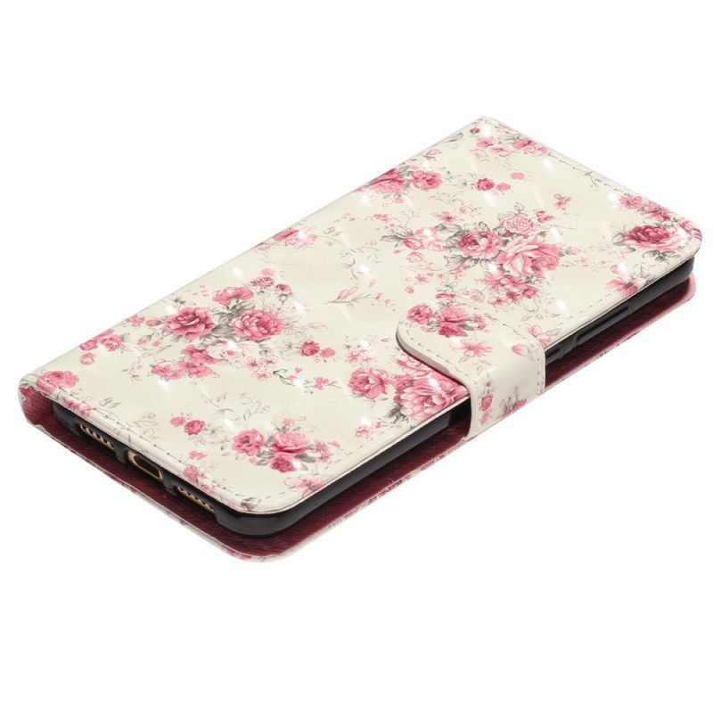 Κάλυμμα Xiaomi Redmi Note 11 Pro Plus 5G με κορδονι Liberty Strap Flowers