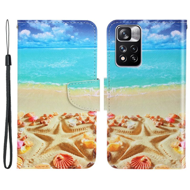 Κάλυμμα Xiaomi Redmi Note 11 Pro Plus 5G με κορδονι Strappy Beach