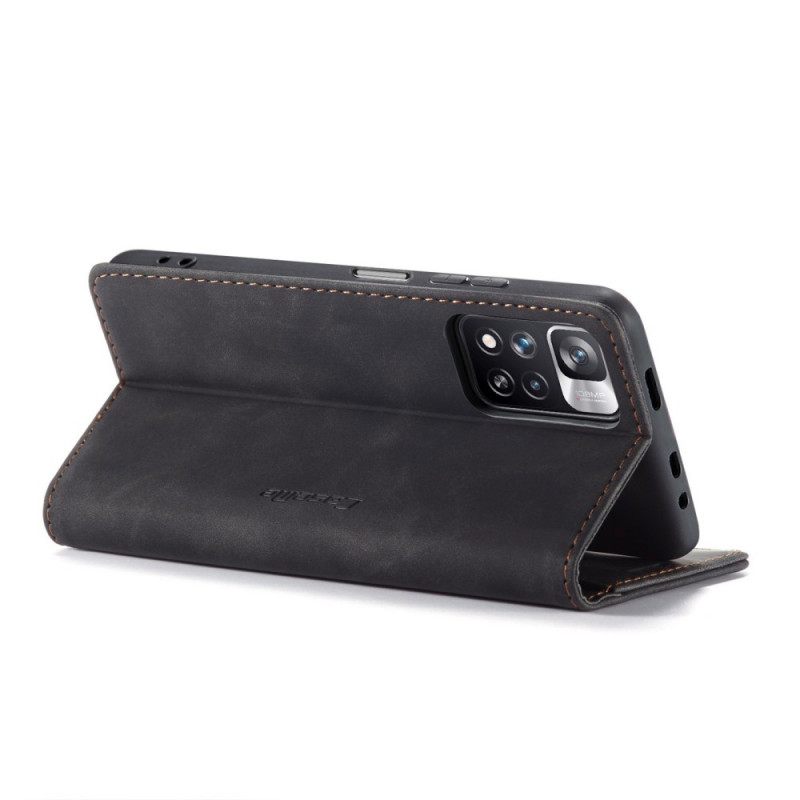 θηκη κινητου Xiaomi Redmi Note 11 Pro Plus 5G Θήκη Flip Caseme Faux Leather