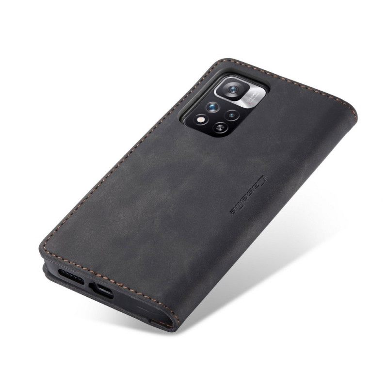 θηκη κινητου Xiaomi Redmi Note 11 Pro Plus 5G Θήκη Flip Caseme Faux Leather