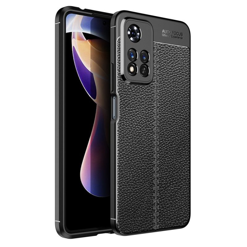 Θήκη Xiaomi Redmi Note 11 Pro Plus 5G Δερμάτινο Εφέ Litchi Double Line