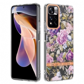 Θήκη Xiaomi Redmi Note 11 Pro Plus 5G Διάφανο Floral