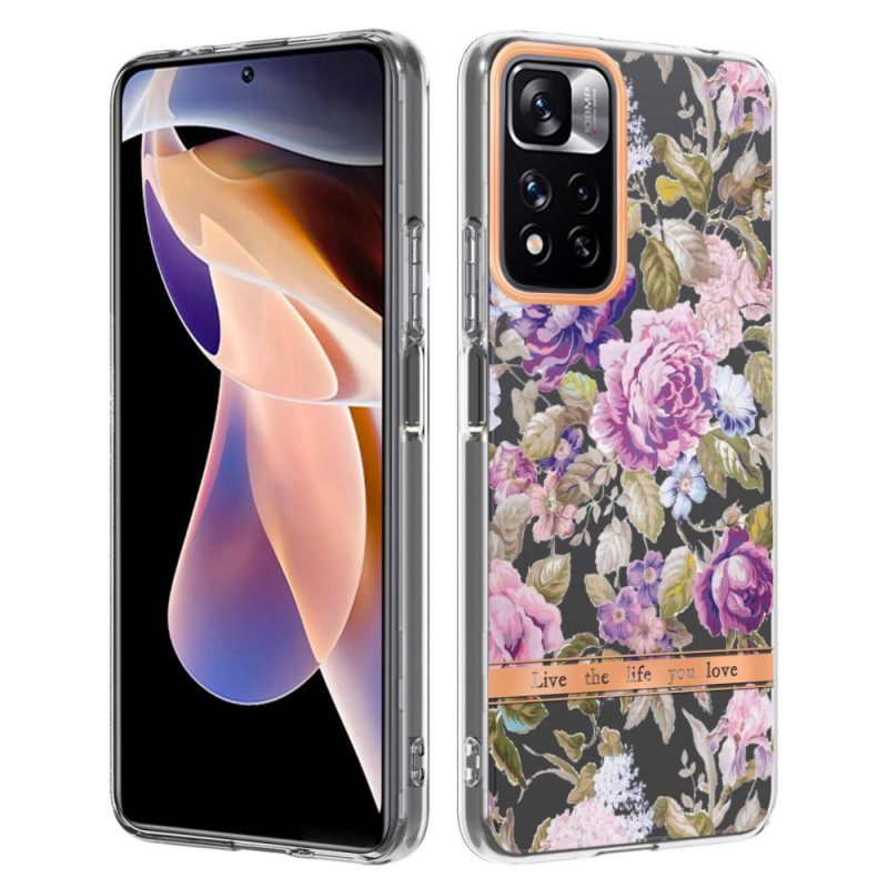 Θήκη Xiaomi Redmi Note 11 Pro Plus 5G Διάφανο Floral