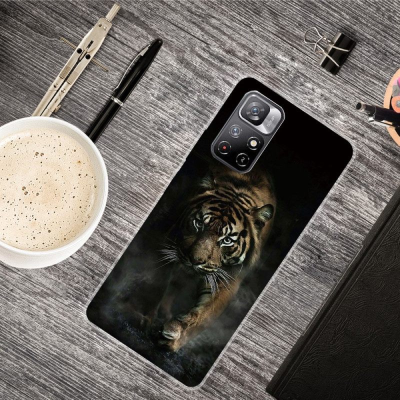 Θήκη Xiaomi Redmi Note 11 Pro Plus 5G Ευέλικτη Τίγρη