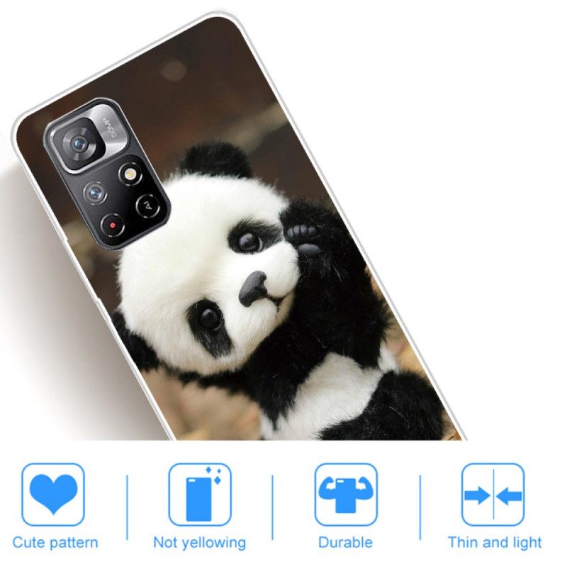 Θήκη Xiaomi Redmi Note 11 Pro Plus 5G Ευέλικτο Panda