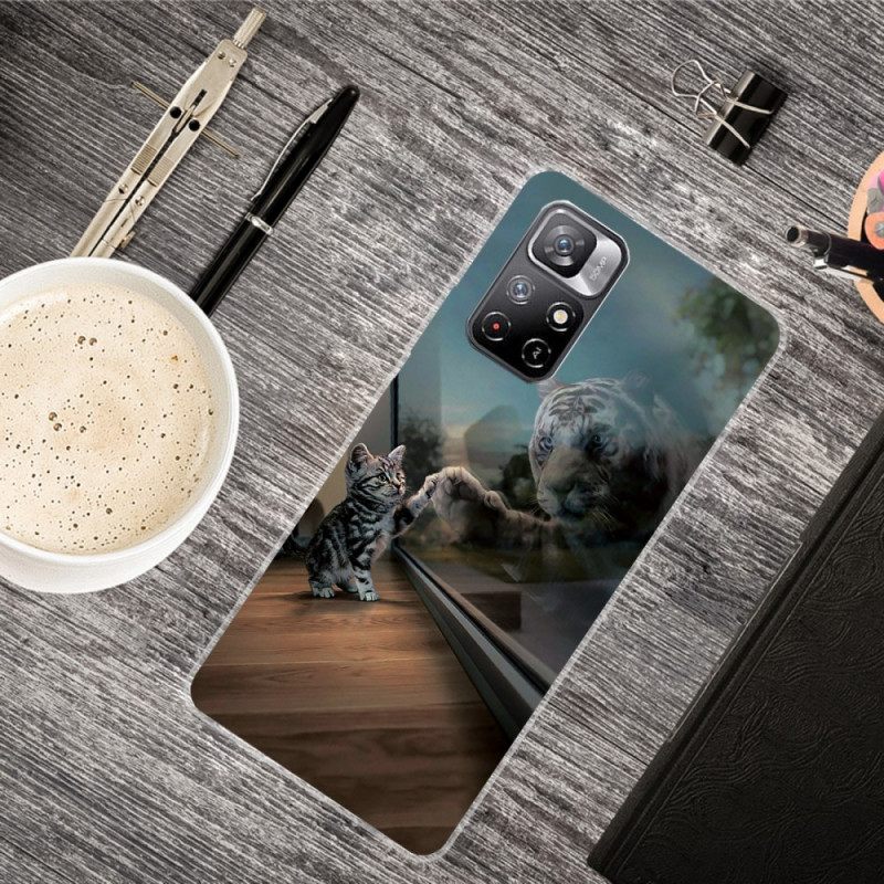 Θήκη Xiaomi Redmi Note 11 Pro Plus 5G Feline Dream Silicone