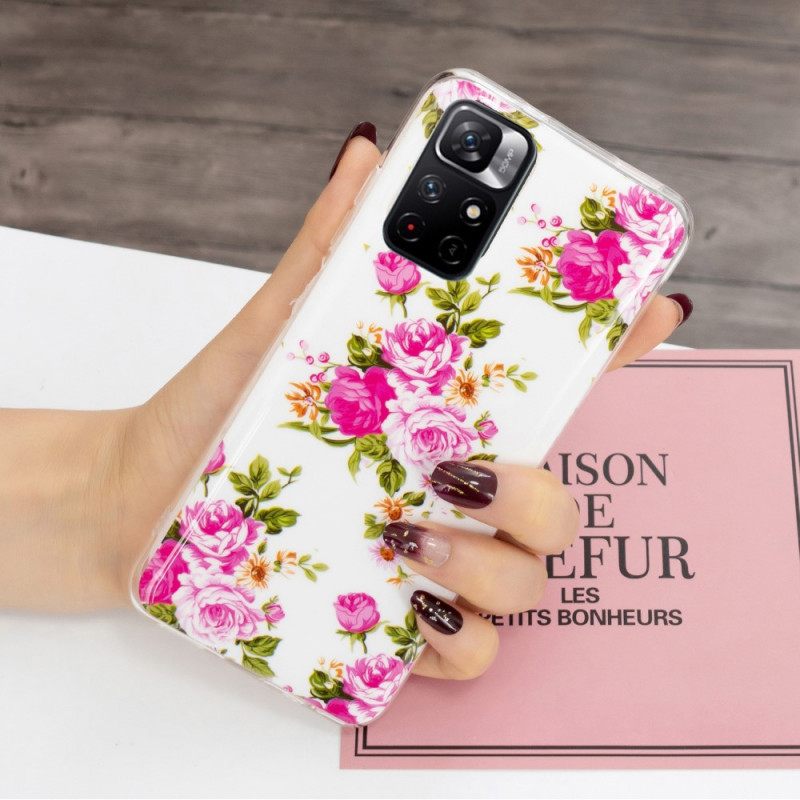 Θήκη Xiaomi Redmi Note 11 Pro Plus 5G Fluorescent Liberty Flowers