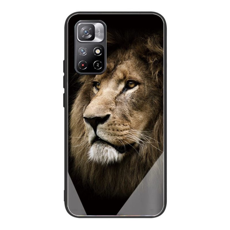 Θήκη Xiaomi Redmi Note 11 Pro Plus 5G Lion Head Tempered Glass