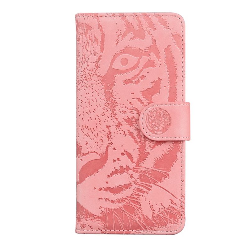 Θήκη Flip Poco F4 Tiger Print