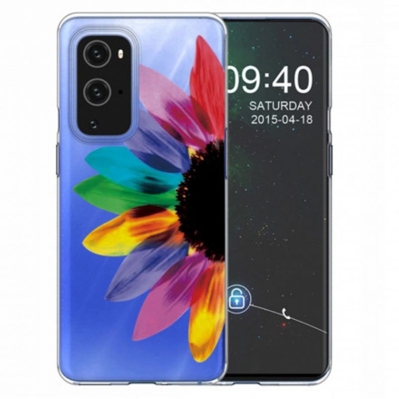 θηκη κινητου OnePlus 9 Pro Πολύχρωμο Λουλούδι