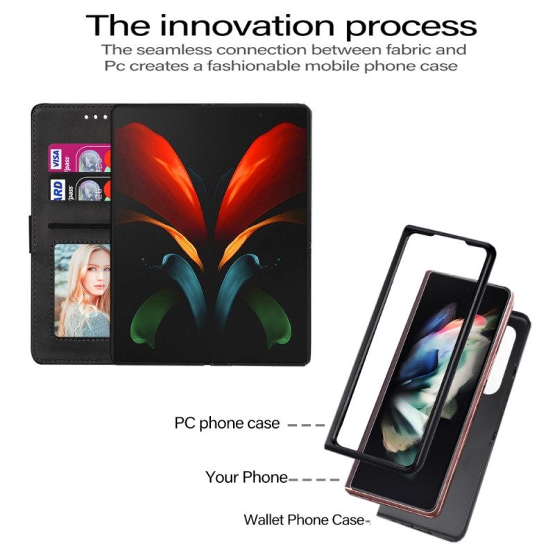 Κάλυμμα Samsung Galaxy Z Fold 4 με κορδονι Strappy Glamour