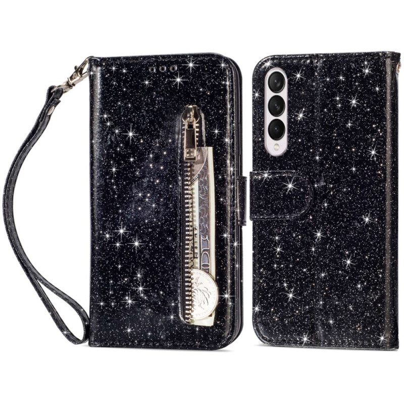 Θήκη Flip Samsung Galaxy Z Fold 4 Stars Lanyard