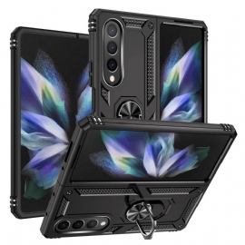 θηκη κινητου Samsung Galaxy Z Fold 4 Στρατιωτικός Βαθμός Με Δαχτυλίδι